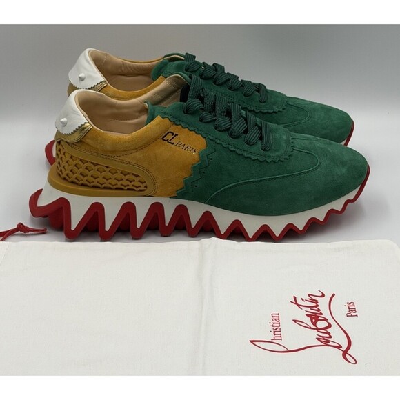 AUTHENTIC Christian Louboutin Loubishark Men\'s Suede Size 45.5 EU, 12.5 US NEW main image 10
